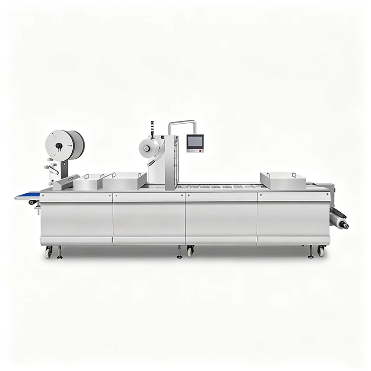 Automatische dubbelzijdige aluminiumfolie thermovormverpakkingsmachine