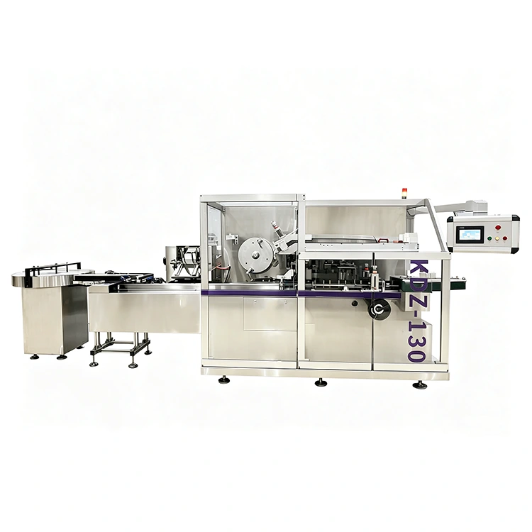 Automatische parfumflesjeskartonmachine